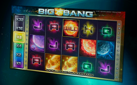 Big Bang spilleautomat fra Net Entertainment