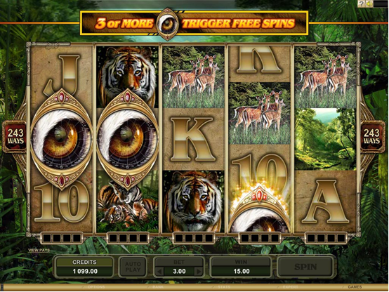 Lucky Nudge™ Feature at Untamed Bengal Tiger video slot