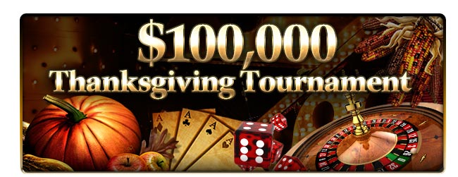 $ 100,000 Thanksgiving Slots Toernooi