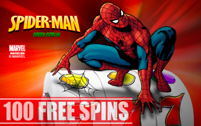 Pievienojieties Spider-Man viņa piedzīvojumiem. Sāciet ar 100 bezmaksas griezieniem!