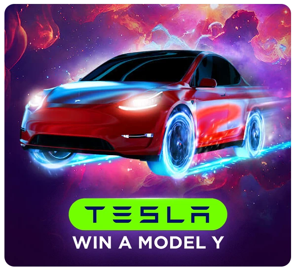 Ultimate verðlaun BitStarz – Vinndu glænýja Tesla Model Y!