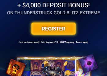 Exclusive Access to Thunderstruck Gold Blitz Extreme at JackpotCity Casino!